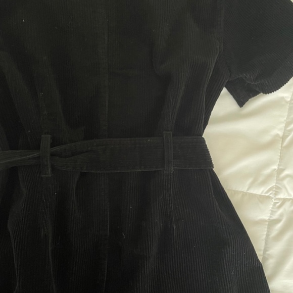 Topshop Navy Corduroy Dress (Petite) - Picture 7 of 7